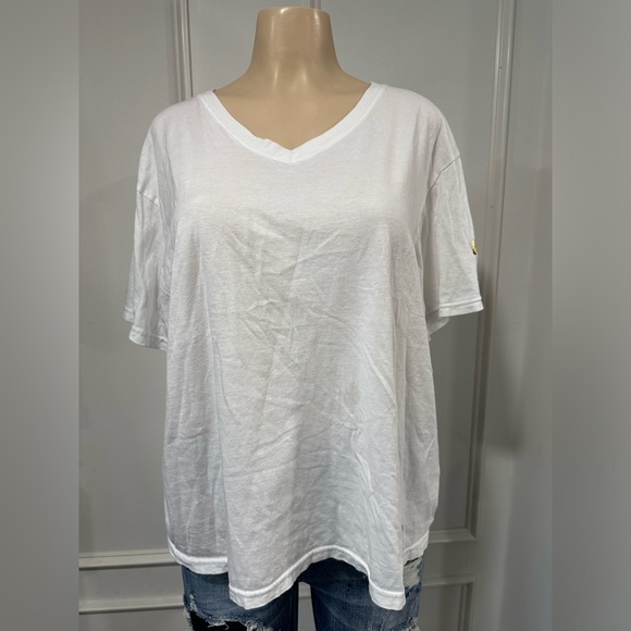 True Religion Men's Short Sleeve Logo Tee White / Gold Size XL - Picture 1 of 4